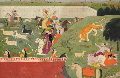 Una ilustración del Hamir Hath de Punjab Hills